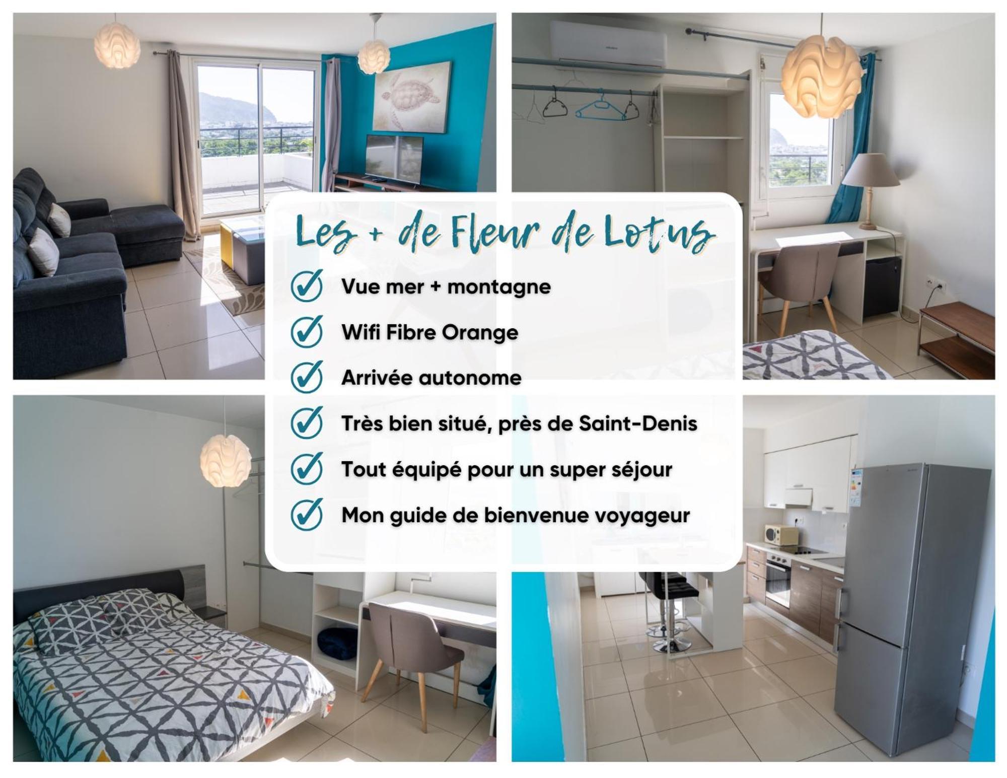 Appartement T2 Fleur de Lotus à Saint-Denis Extérieur photo